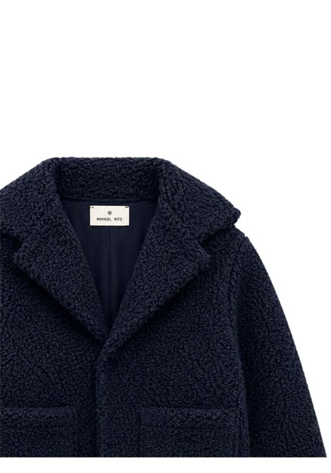 Cappotto neonato blu Manuel Ritz | 4462BLU